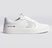 STAR WARS SALVAS White Premium Leather Princess Leia Silver Logo Sneaker Women